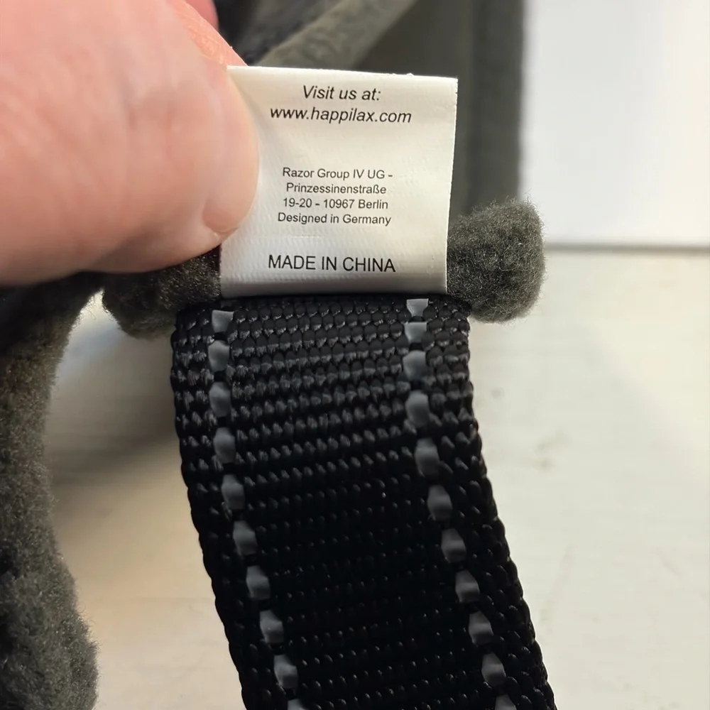 HAPPILAX Medium Padded Dog Collar / Harness Strap – Neoprene – New